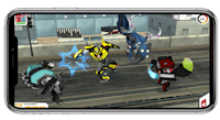 a screenshot of the transformers game on an iphone
