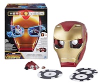 the iron man hero vision is shown in the box