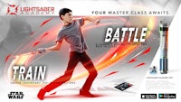 star wars light saber battle